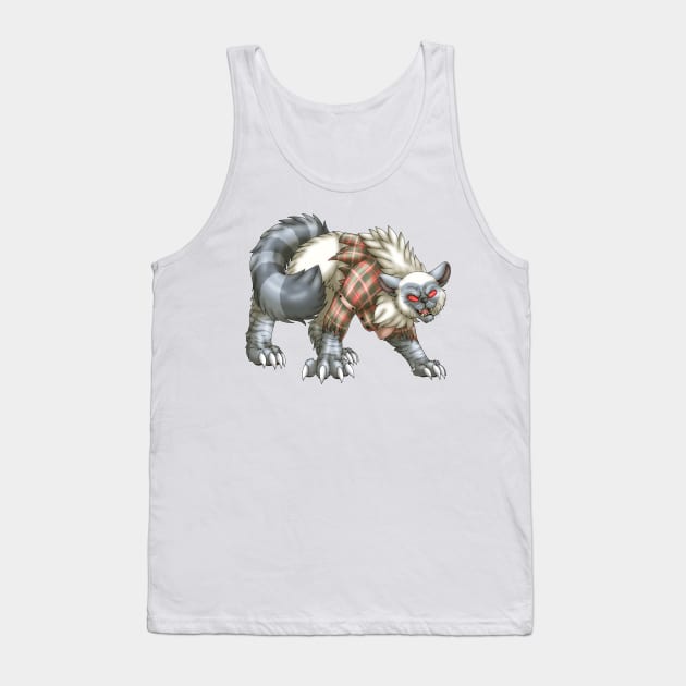 WereCat: Blue Lynx Point Tank Top by spyroid101